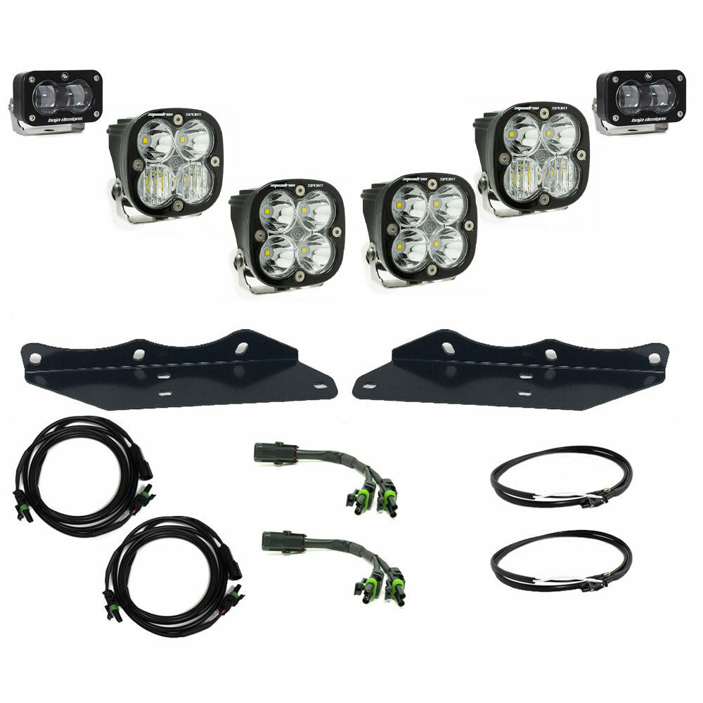 Baja Designs - Baja Designs - 448172 - Ford Raptor Squadron/S2 SAE ?Sportsman? Fog Pocket Light Kit