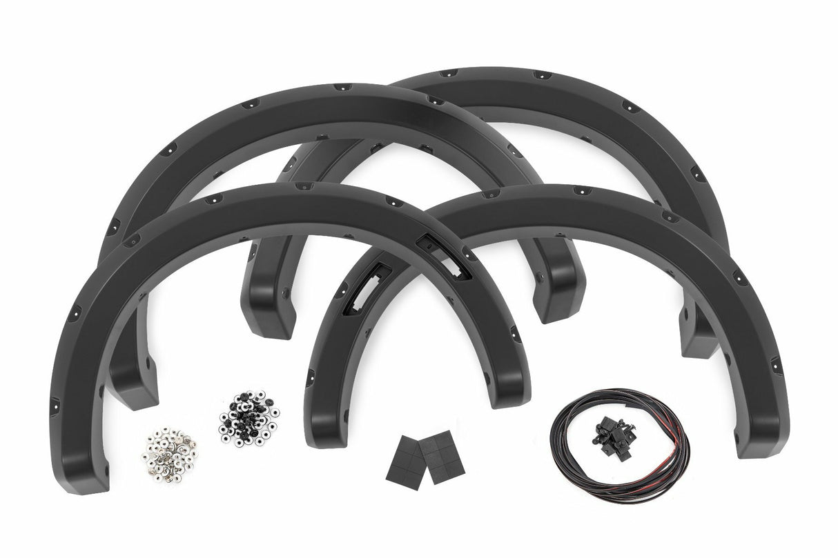 Pocket Fender Flares G1 Absolute Black Ford Ranger 2WD/4WD (2024)
