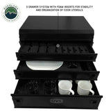 Overland Vehicle Systems - Kitchen Kit - 39 Piece Utensil, Aluminum Storage Box With Custom Cut Foam - 21010502