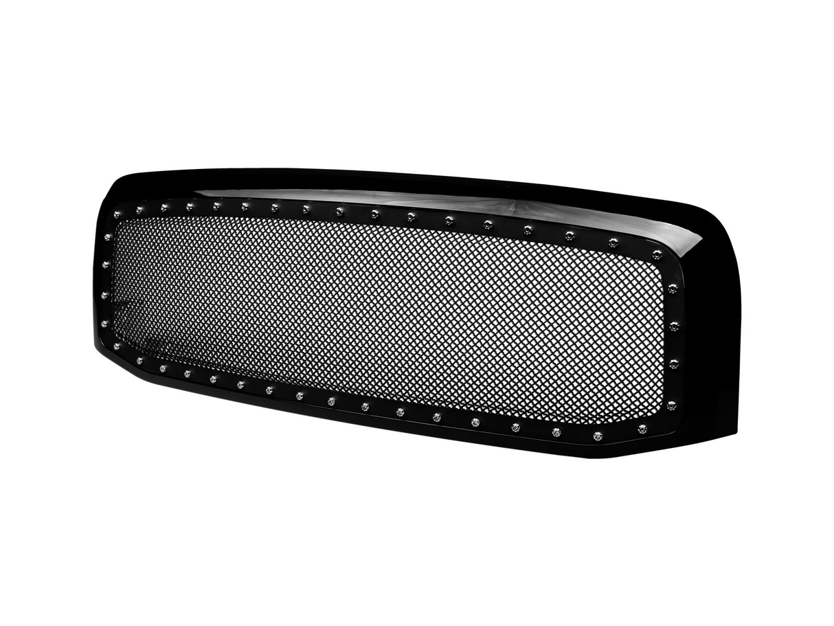 Armordillo 2006-2008 Dodge Ram 1500 / 2006-2009 Dodge Ram 2500/3500 Studded Mesh Grille - Gloss Black