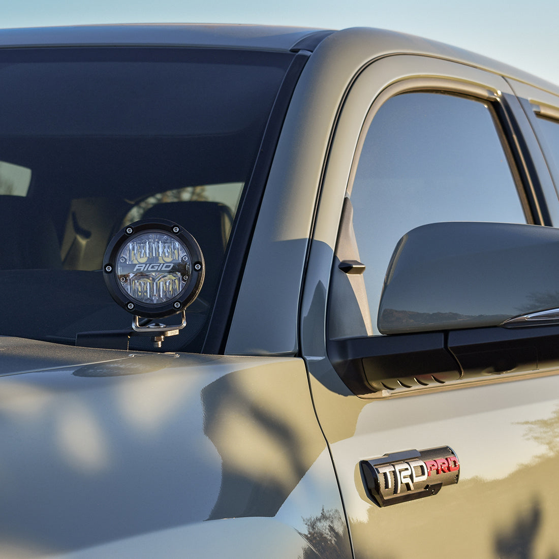 RIGID 2016-2020 Toyota Tacoma LED Light A-Pillar Mount, Fits 4 Inch 360-Series, D-Series, D-SS Series, Radiance Pod, SR-Q Series, SR-M Series