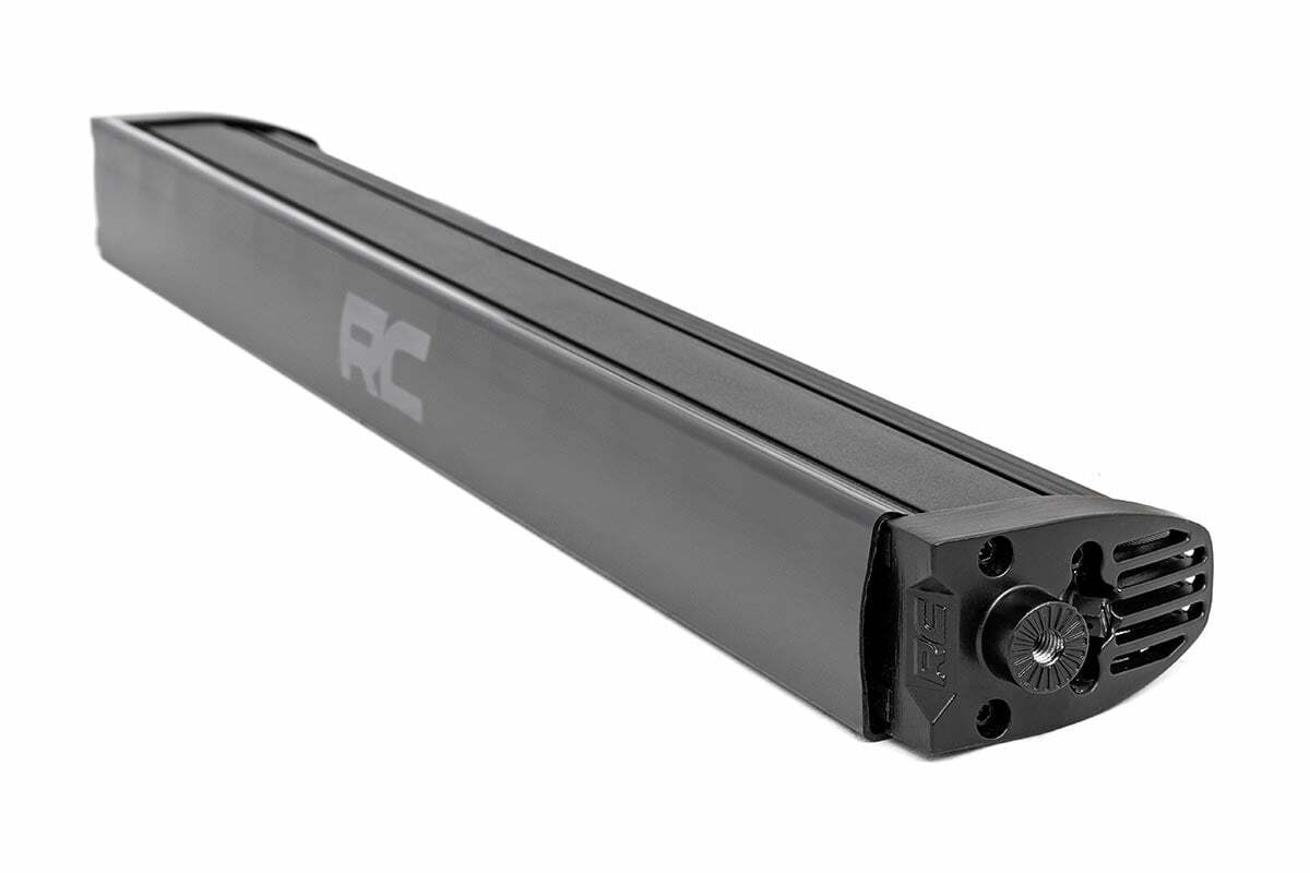 Rough Country - Black Series LED Light Bar - Amber DRL - 20 Inch - Single Row - 70720BLDRLA