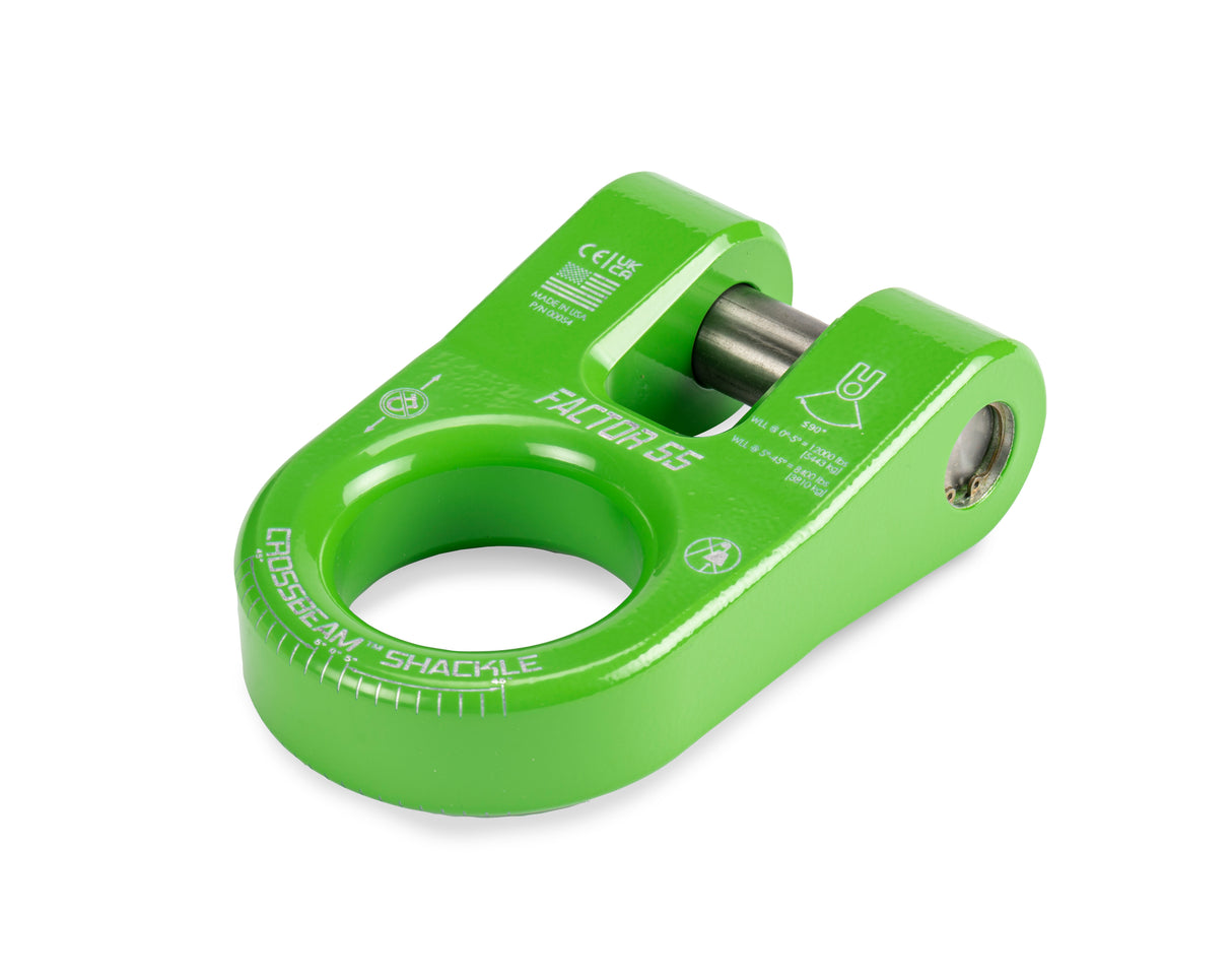 Factor 55 - CROSSBEAM SHACKLE GREEN - 00054-08