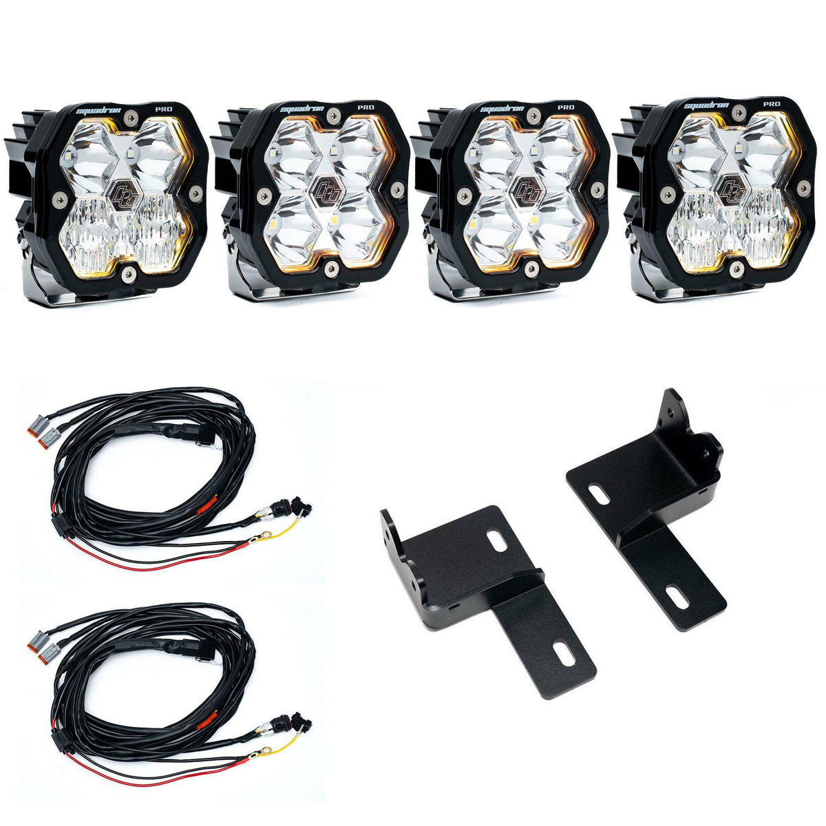 Baja Designs - 44-0012 Squadron 2.0 Pro Behind-the-Grille Light Kit