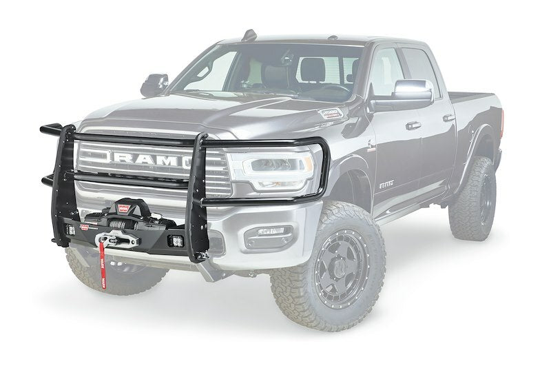 Warn - TRANS4MER GRILLE GUARD KIT - RAM HEAVY DUTY FULL GUARD - 104821