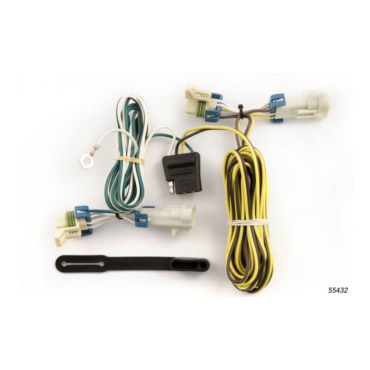 Curt - Custom Wiring, 4-Flat, Select Chevrolet Cobalt, HHR, Pontiac G5, Pursuit Coupe - 55432