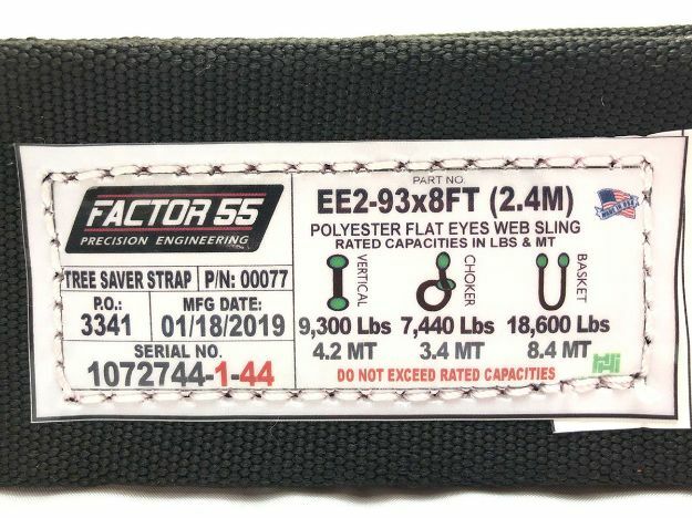 Factor55 - Tree Saver Strap - 8.0' x 3.0" - 00077