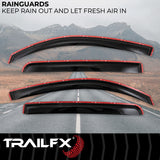 TrailFx - In Channel 4-Piece Window Vent For Toyota Tacoma (4768IC)
