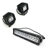 T-Rex Grilles - 1 Pc Small Mesh Mild Steel Torch Grille Insert - Includes Universal Wiring Harness - 6315721
