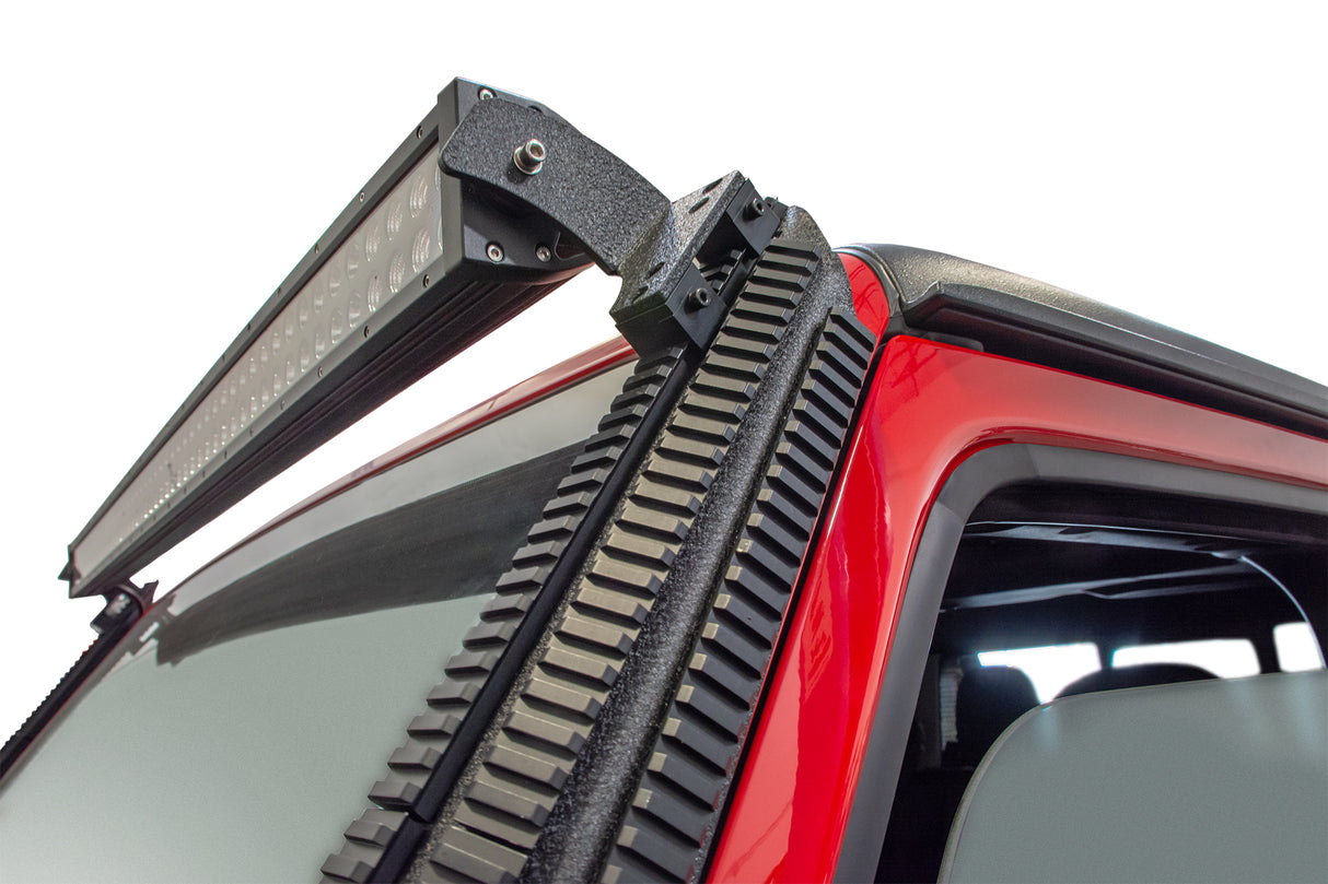 DV8 Offroad - Jeep Wrangler JL And Gladiator JT A-Pillar Mount With Rail Accessory Mount System - D-JL-190052-PIL