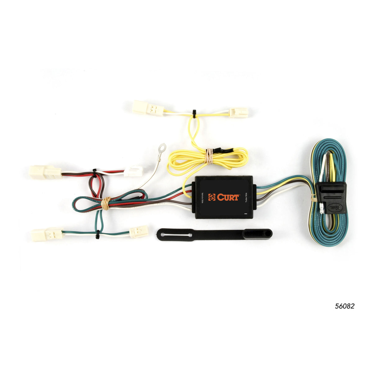 Curt - Custom Wiring Harness, 4-Way Flat Output, Select Mazda MX-5 Miata - 56082
