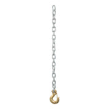 Curt - 35" Safety Chain with 1 Clevis Hook (16,200 lbs, Yellow Zinc) - 80315