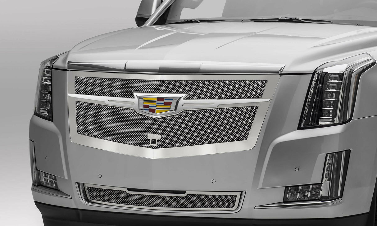 T-Rex Grilles - 1 Pc Small Mesh Stainless Steel Upper Class Grille Replacement - Only fits 2015i -2019 models - 56191