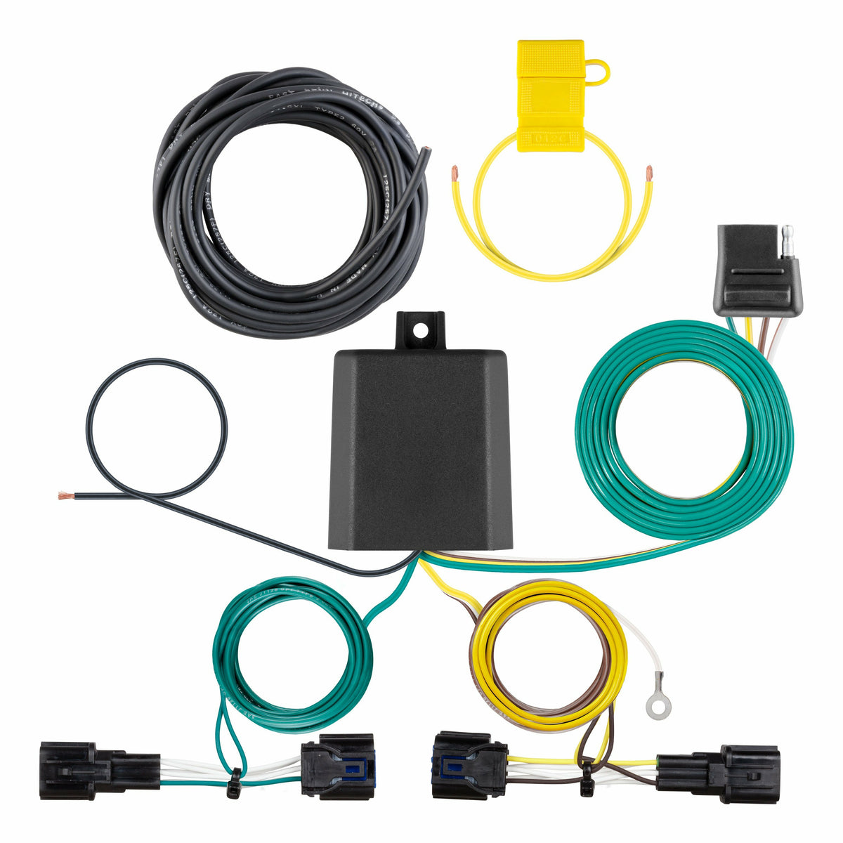 Curt - CUSTOM WIRING HARNESS, 4-WAY FLAT OUTPUT, SELECT KIA TELLURIDE - 56490