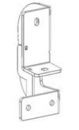 Go Rhino D64049TK - Dominator Xtreme D1,,D2, D6, DSS, DT Side Steps - Mounting Brackets Only - Textured Black