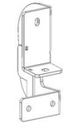 Go Rhino D64049TK - Dominator Xtreme D1,,D2, D6, DSS, DT Side Steps - Mounting Brackets Only - Textured Black
