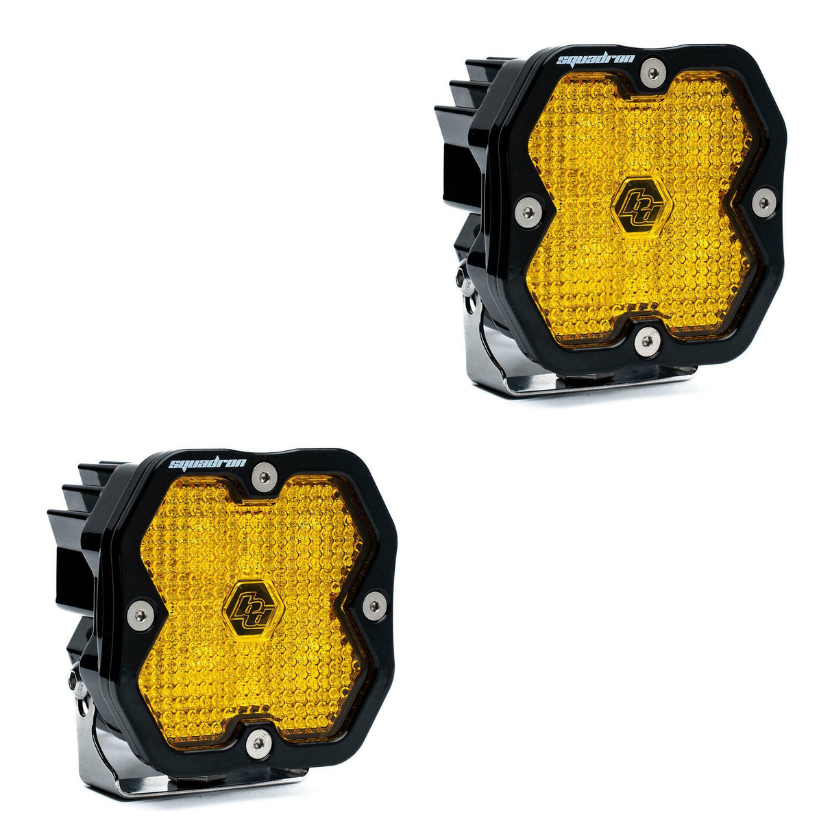 Baja Designs - 55-7816-2 Squadron 2.0 Sport Black LED Auxiliary Light Pod Pair