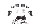 Diode Dynamics -Polaris RZR A-Pillar LED Pod Kit, SS3 Sport White Combo - DD7635 - DD7635