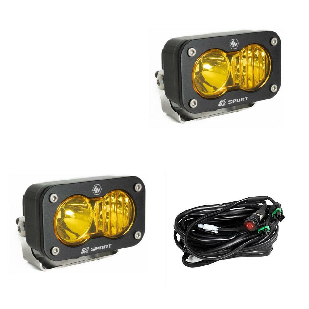 Baja Designs - 547813 - S2 Sport Black LED Auxiliary Light Pod Pair