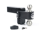 180 Hitch SS Cerakoted 4" Drop Hitch with 2.5" Shank - LTB4-2.5-CER-BLA