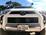Rago Fabrication - 2014-2022 5th Gen Toyota 4Runner Universal LED Hidden Bumper Bracket - R1000T4RUHBBA-SS