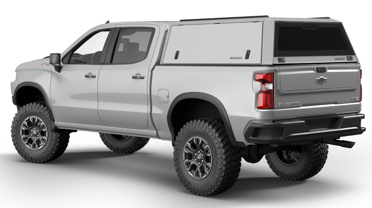 RSI SmartCap - Silverado/Sierra Truck Bed Cap Edge Defender OEM White For 19-26 Chevrolet Silverado/Sierra 1500 5.5 Foot Short Bed - ED0130-WN