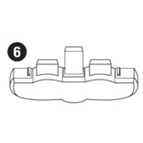 Overland Vehicle Systems - Nomadic 180/270/270LT Awning Brackets-Select Roof Top Tents - 18259909