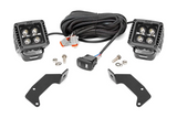 LED Light Kit - Cage Mount - 2(in.) Black Pair - White DRL - CFMOTO UFORCE 1000
