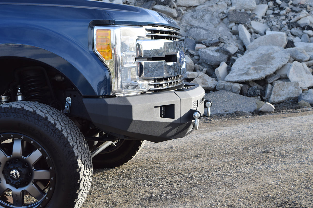 DV8 Offroad - Ford F-250 / F-350 Steel Front Bumper - FBFF2-03