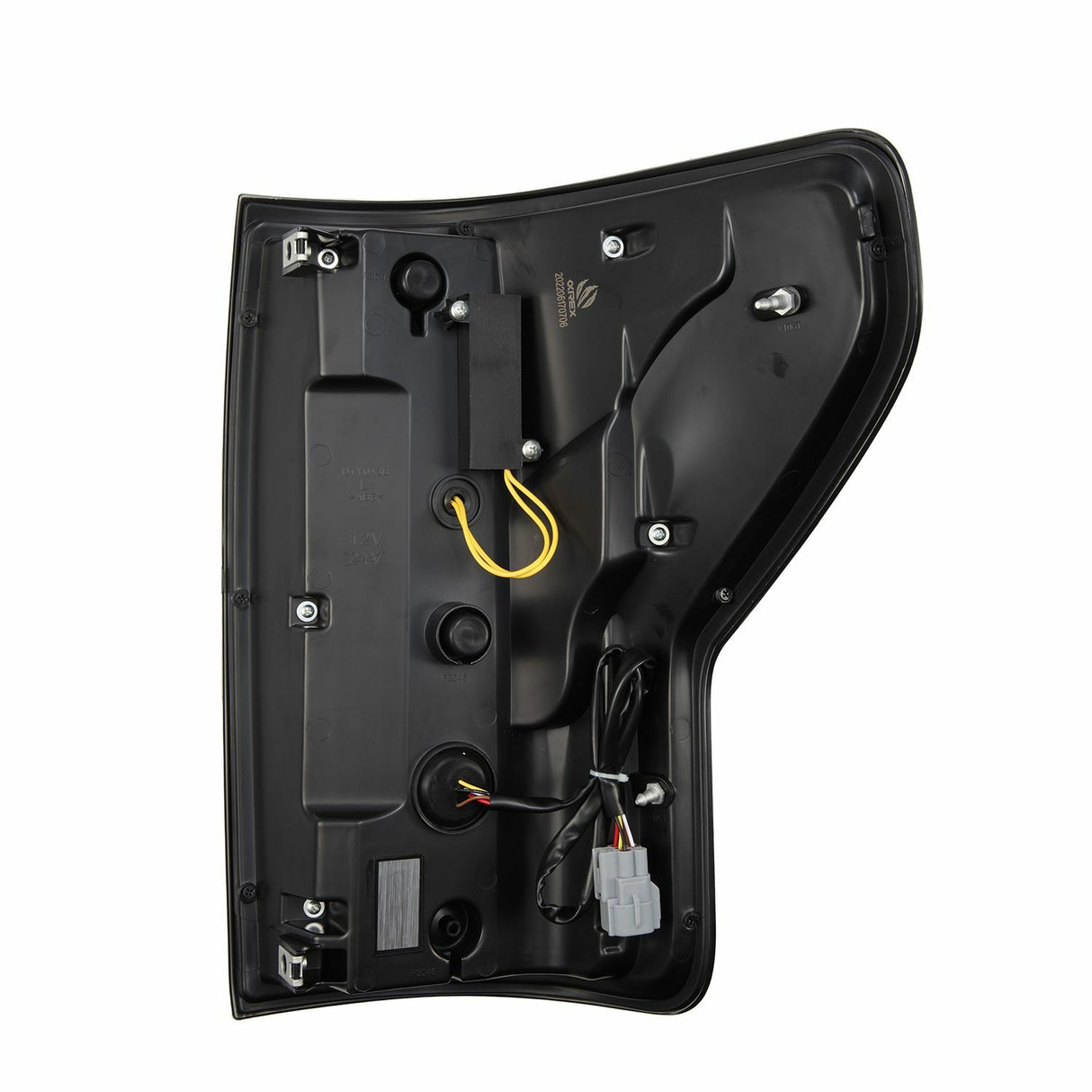 AlphaRex 670050 LED Taillights Black Red