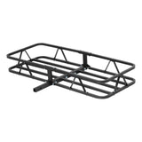 Curt - 48" x 20" Black Steel Basket Cargo Carrier (1-1/4", 2" Adapter, 500 lbs.) - 18145