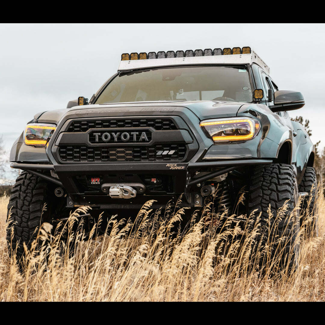 C4 Fabrication - Tacoma Rock Runner Front Bumper / 3rd Gen / 2016-2023 - 1200-3516-MB-T-W-01NA