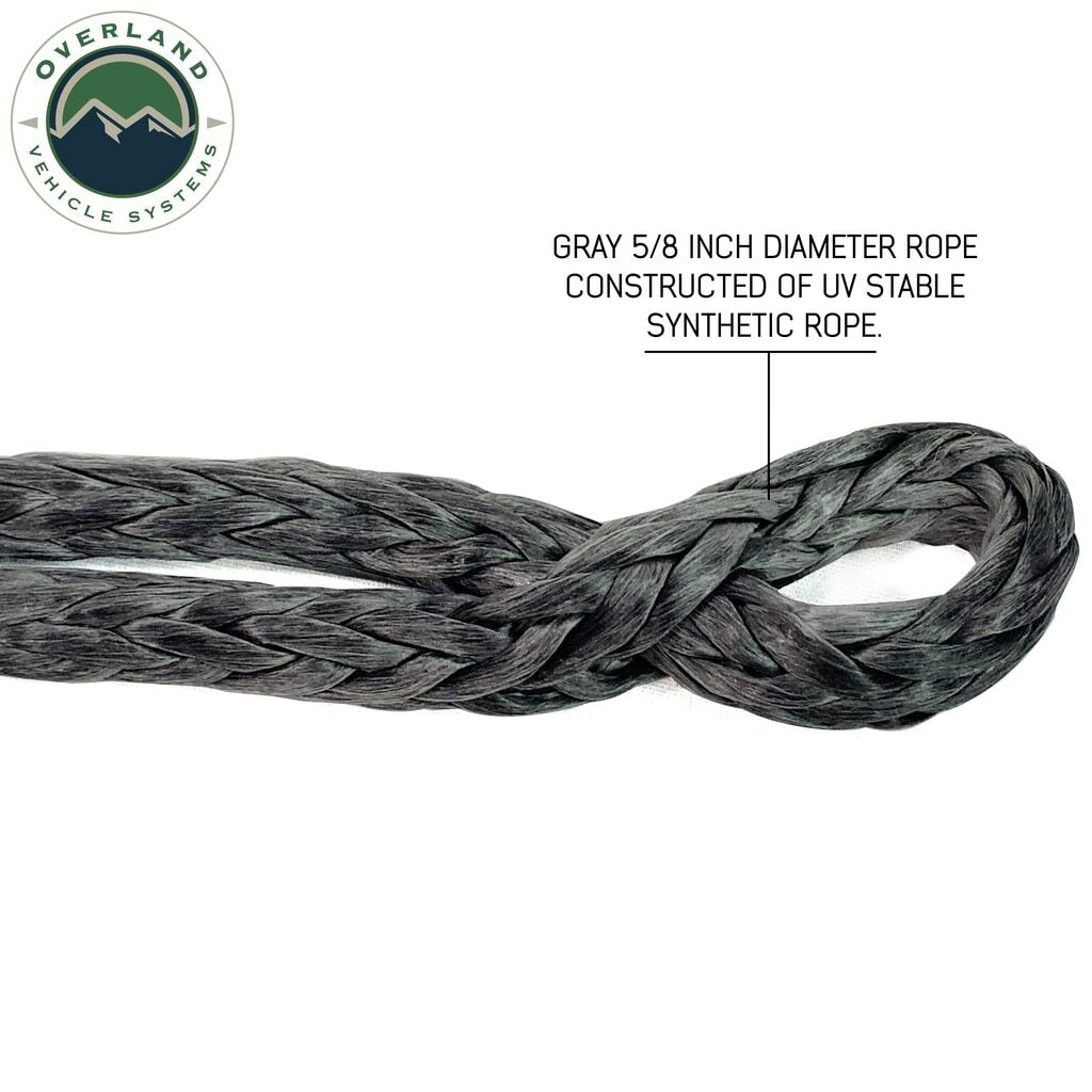 Overland Vehicle Systems - Shop 7/16 Inch Soft Shackle With Collar - 19139919