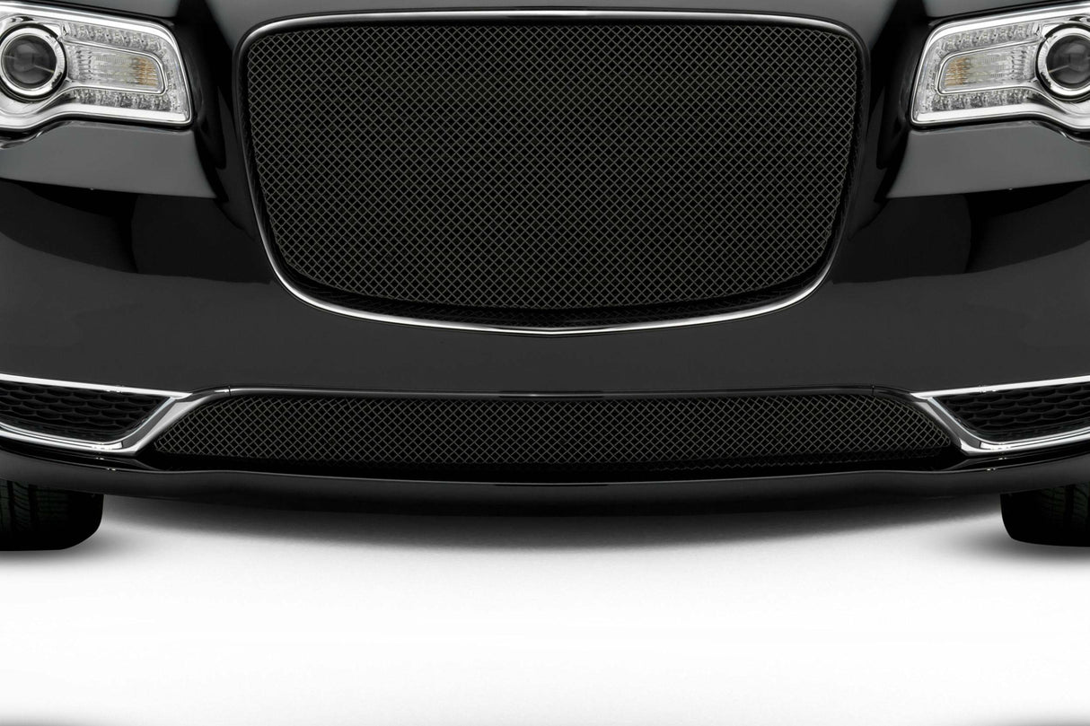 T-Rex Grilles - 1 Pc Small Mesh Mild Steel Sport Bumper Grille Overlay - 47436