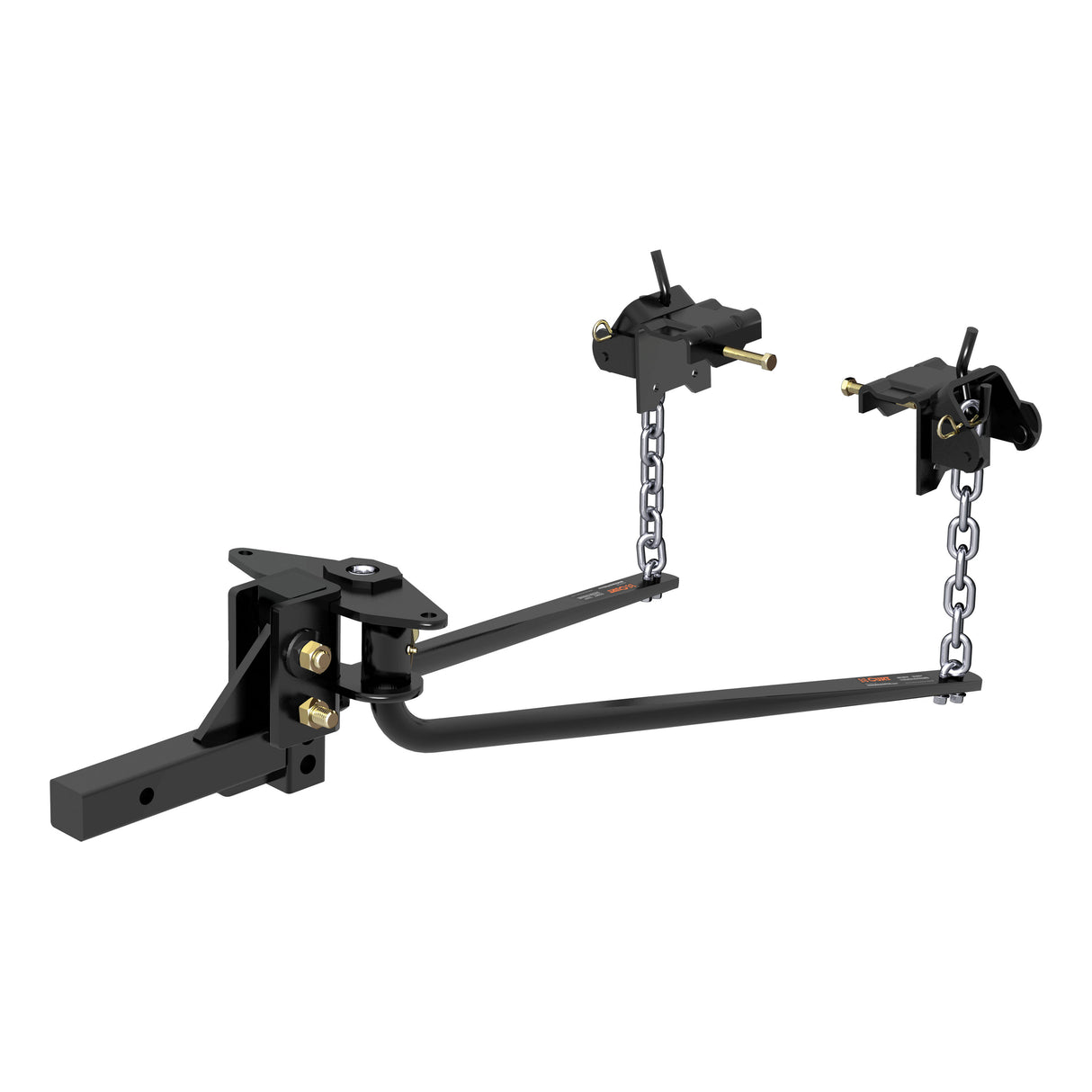Curt - Round Bar Weight Distribution Hitch with Integrated Lubrication (5-6K) - 17050