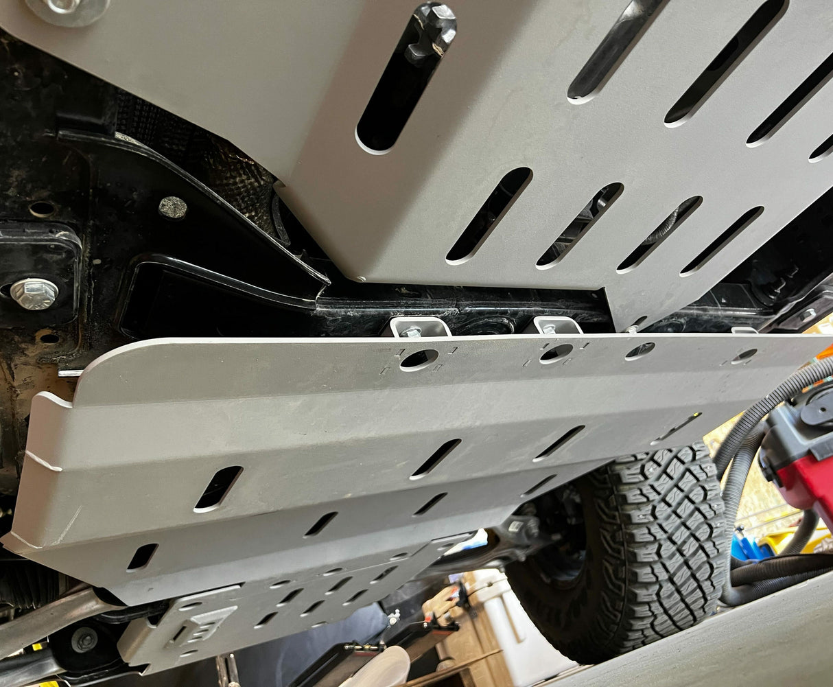 CBI - Ford Bronco Rear Skid Plate / Powder Coated Black - 300-000-017-006
