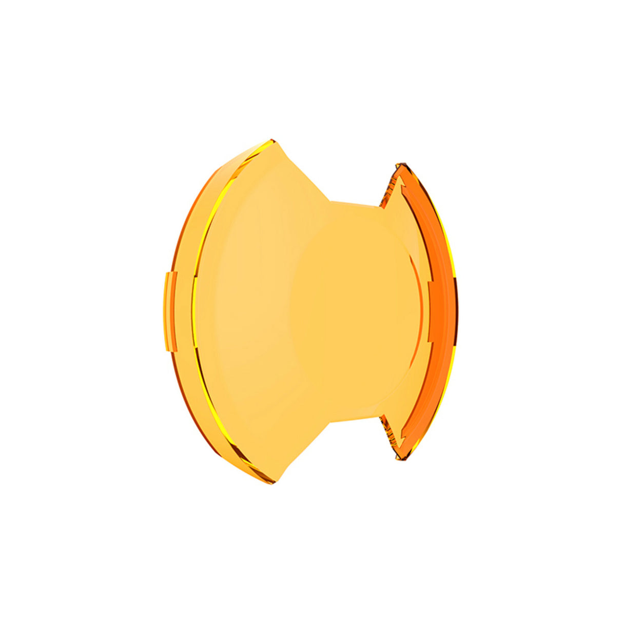 KC Hilites - 6 inch SlimLite LED - Light Shield - Amber - 5104
