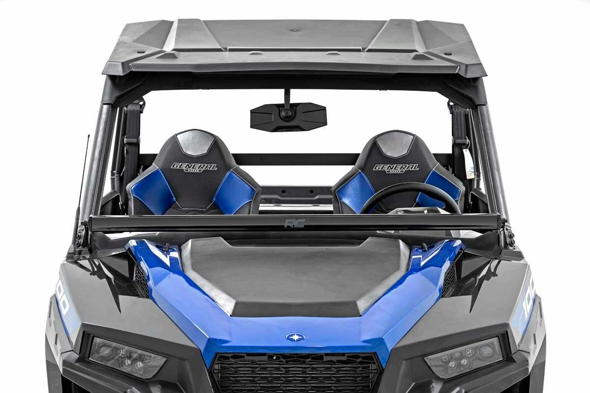 Rough Country - LED Light - Lower Windshield - 50" Black Single Row - Polaris General General XP - 93034