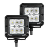 Go Rhino 55182LT -  RC2 LR Bull Bar with Mounting Brackets & Two 3" Cube Lights - Textured Black