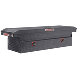 Weather Guard - Model 121-6-04 Saddle Box, Aluminum, Full Low Profile, Gunmetal Gray, 11.0 cu ft - 121-6-04
