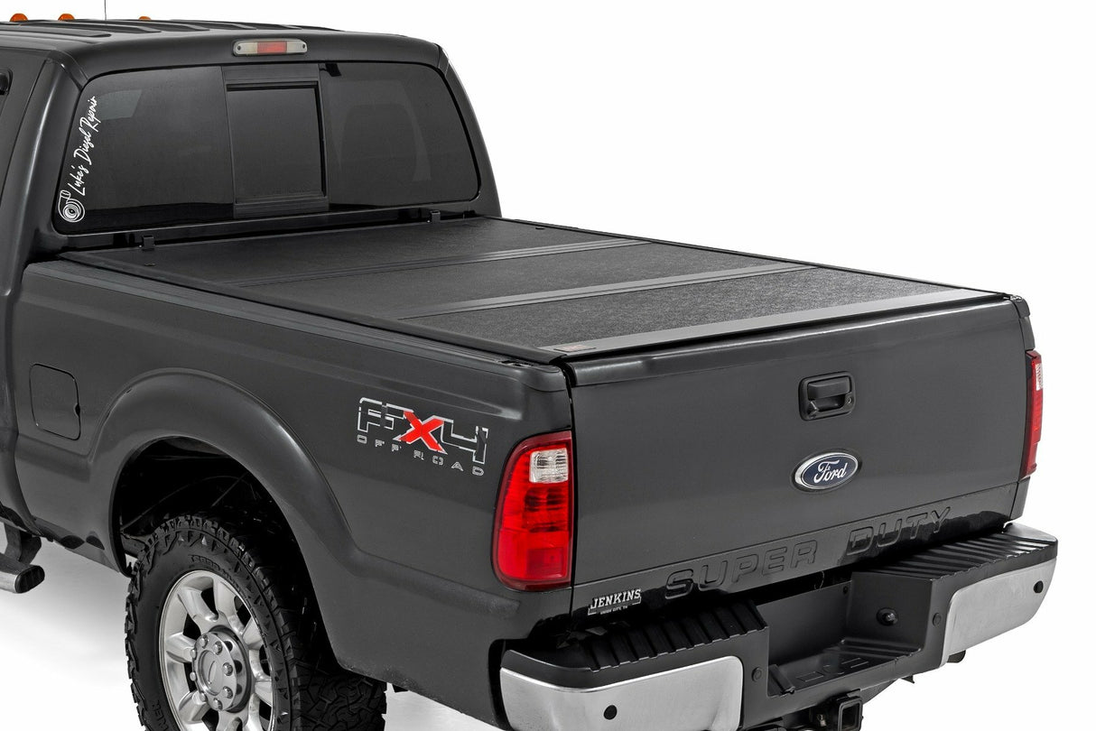 Rough Country - Hard Low Profile Bed Cover - 6'10 inch Bed - Ford F-250/F-350 Super Duty (99-16) - 47214651B