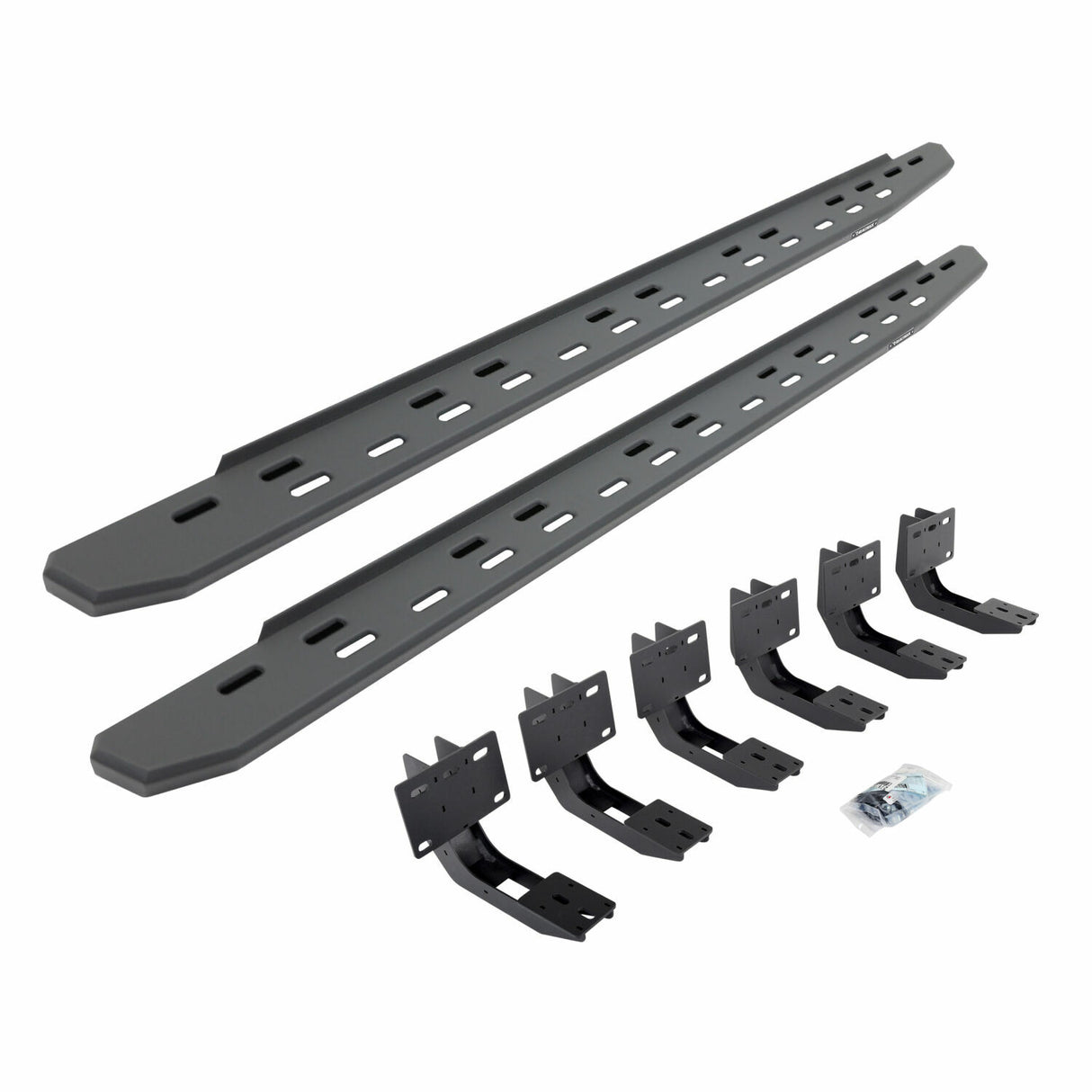 Go Rhino 69630680SPC - RB30 Slim Line Running Boards with Mounting Bracket Kit - Textured Black