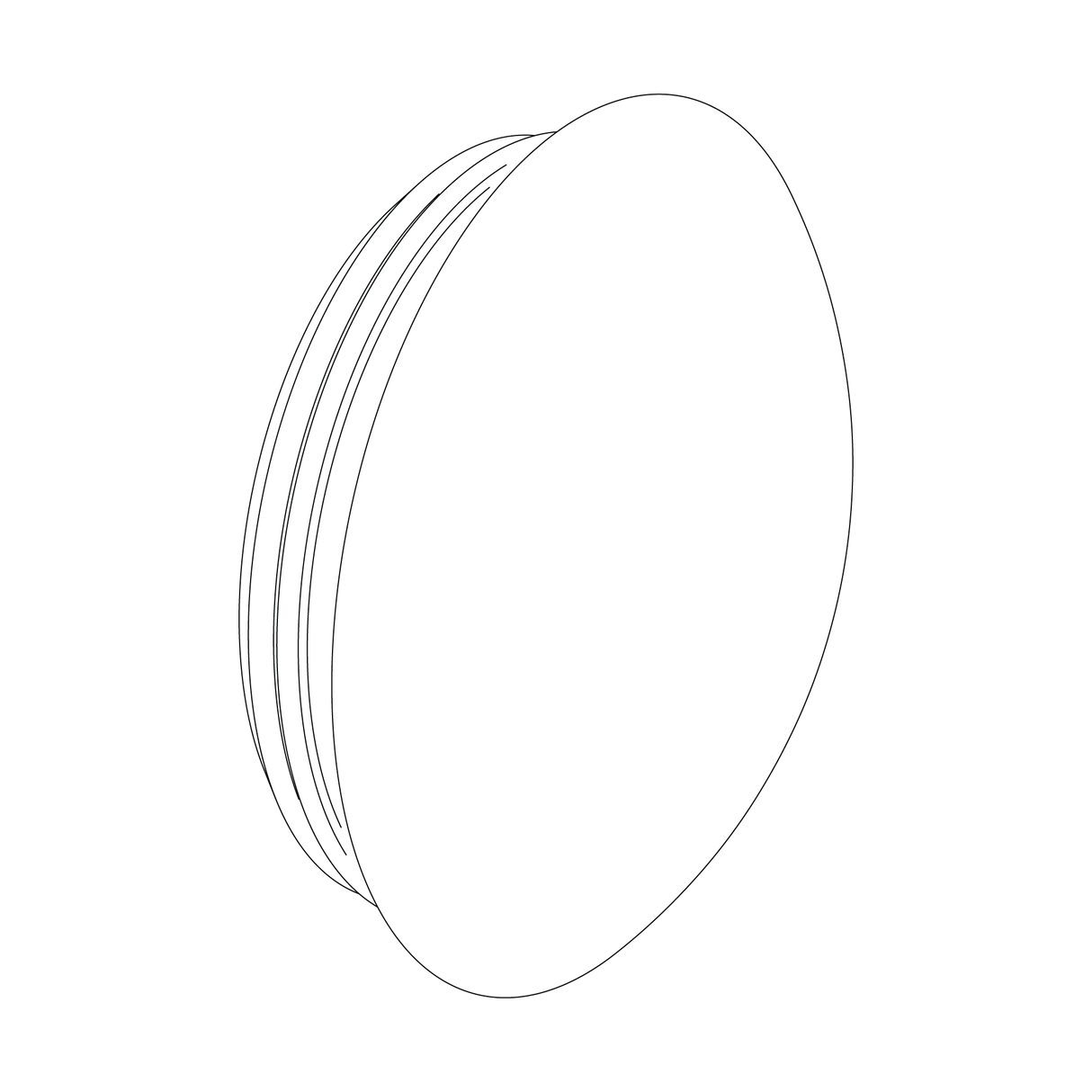 Thule - Spare Wheel Cap Cgr/Che/Cor/Cap 12- - 1550101445