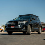 Prinsu - Toyota Highlander Prinsu Pro Roof Rack | 2014-2019 - Light Bar Cutout - 400-002-035-002