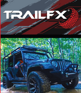 TrailFx - 63 Inch Aluminum Single Lid Angled Crossover Toolbox- Brite (110631)