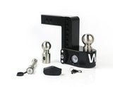 Weigh Safe Cerakoted 6" Drop Hitch with 2" Shank w/ Keyed Alike WS05 - WS6-2-KA-CER-BLA