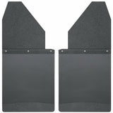 Husky Liners - Kick Back Mud Flaps 14in. Wide - Black Top and Black Weight - 17112
