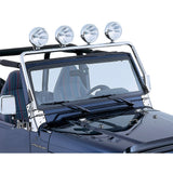 Rugged Ridge - Full Frame Light Bar, Stainless Steel; 97-06 Jeep Wrangler TJ - 11138.01