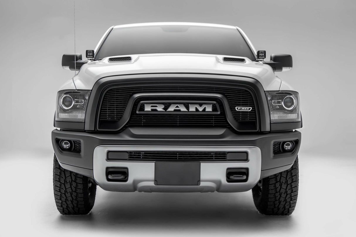 T-Rex Grilles - 2 Pc Horizontal Aluminum Laser Billet Grille Overlay - 6214641