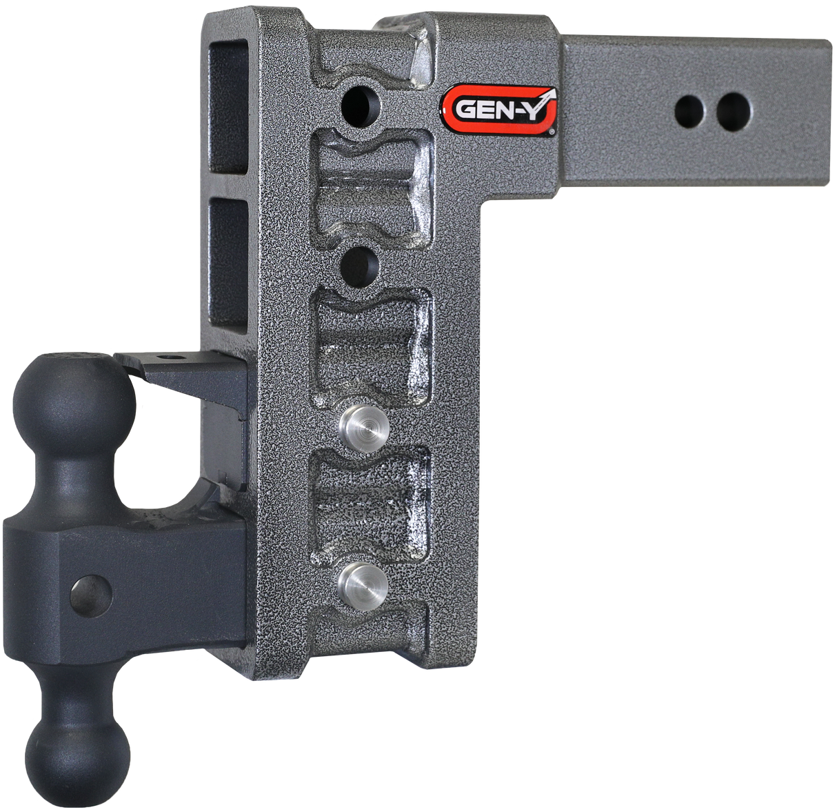 GEN-Y - Hitch GH-1724 3" Shank 9" Drop 3.5K TW 32K Hitch & GH-0161 Versa-Ball & GH-0162 Pintle Lock - GH-1724